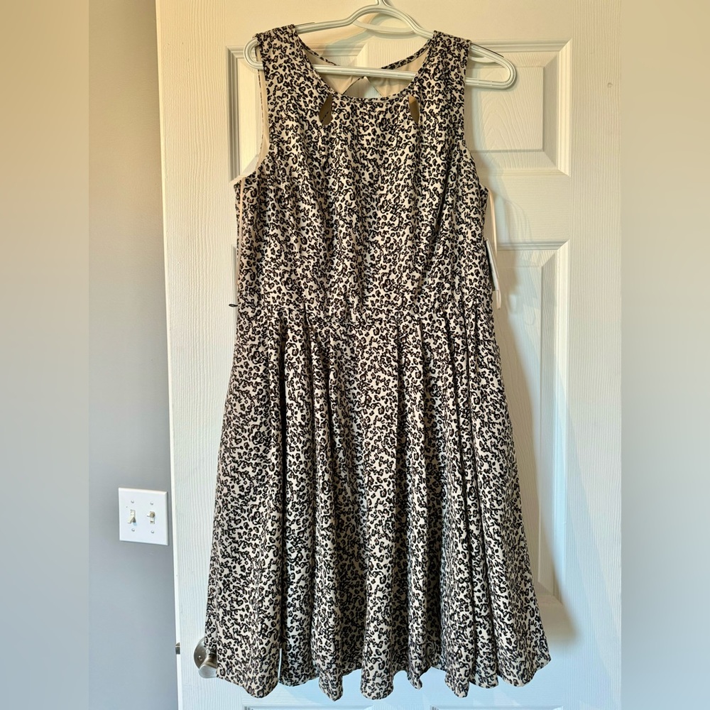 Cheetah print dress